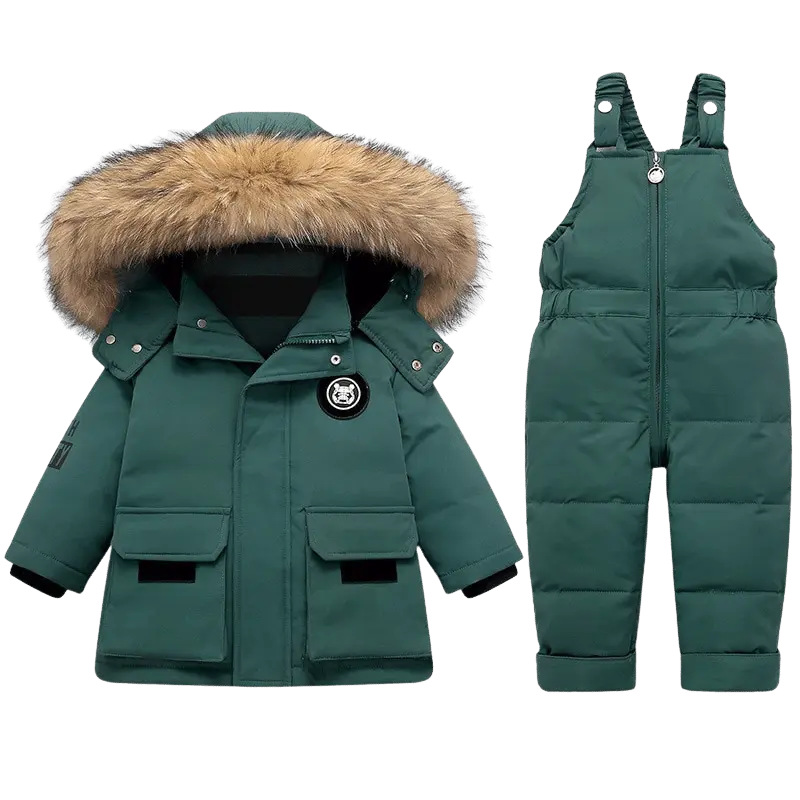 Ensemble de Ski Enfant Doudoune + Salopette Aventura – 1 à 5 ans