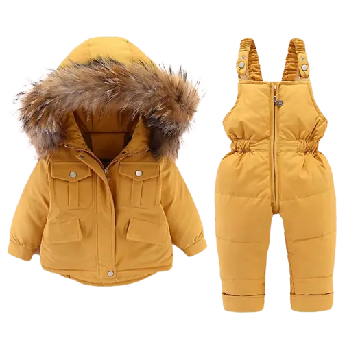 Ensemble Neige Bébé Doudoune et Pantalon Alpina – 12 mois à 4 ans