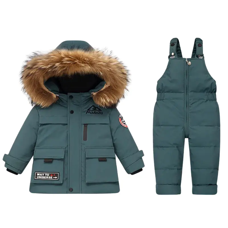 Ensemble Ski Bébé Doudoune et Pantalon Neige Minéa – 12 mois-5 ans