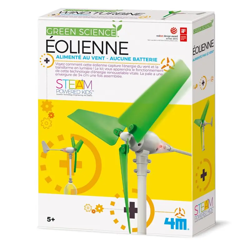 Eolienne jouet en bois