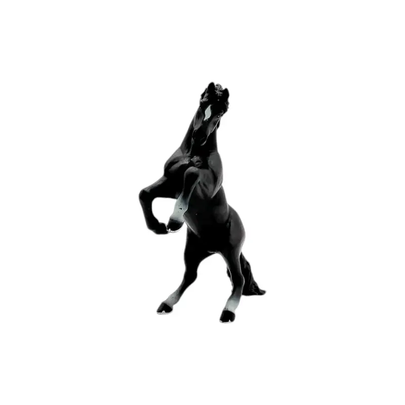 Figurine - Cheval noir cabré - 51522