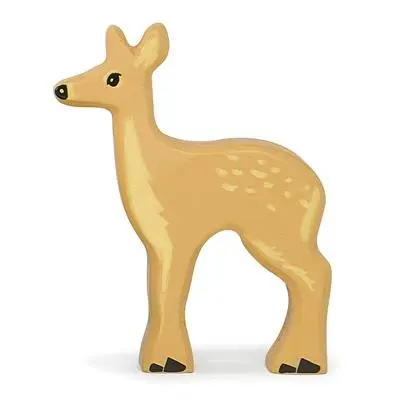 Figurine en Bois Animal de Forét - Daim