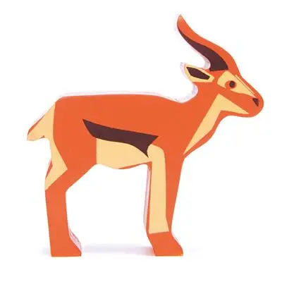 Figurine en Bois Animal de Safari - Antilope