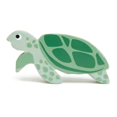 Figurine en Bois Animal Marin - Tortue de Mer