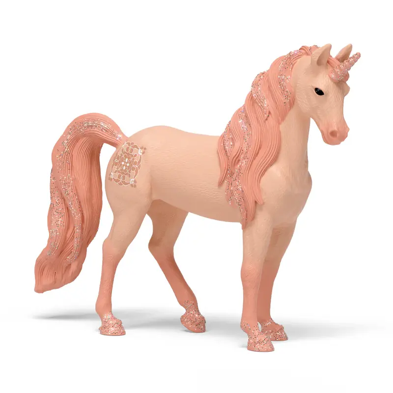 Figurine jument licorne Peach