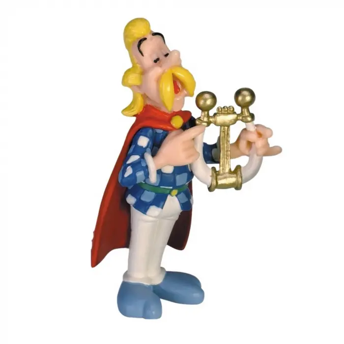 Figurine PVC Assurancetourix jouant lyre - Astérix