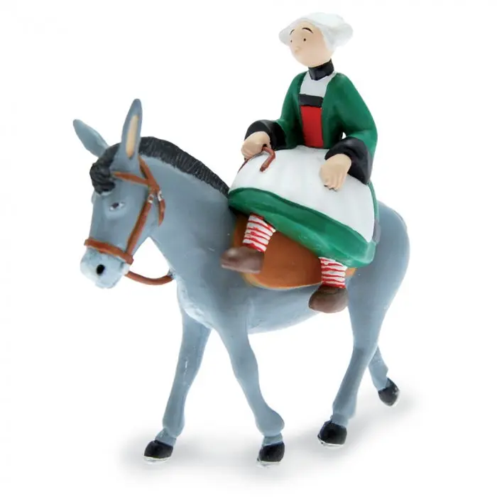 Figurine PVC - Bécassine à dos de mulet