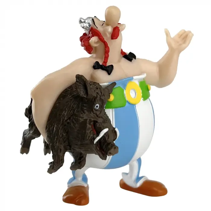 Figurine PVC Obélix au sanglier - Astérix