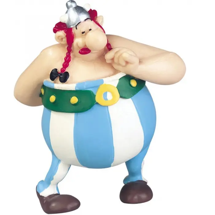 Figurine PVC Obélix bouquet - Astérix