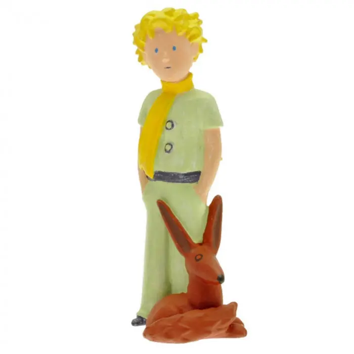Figurine PVC - Petit prince et le renard à ses pieds