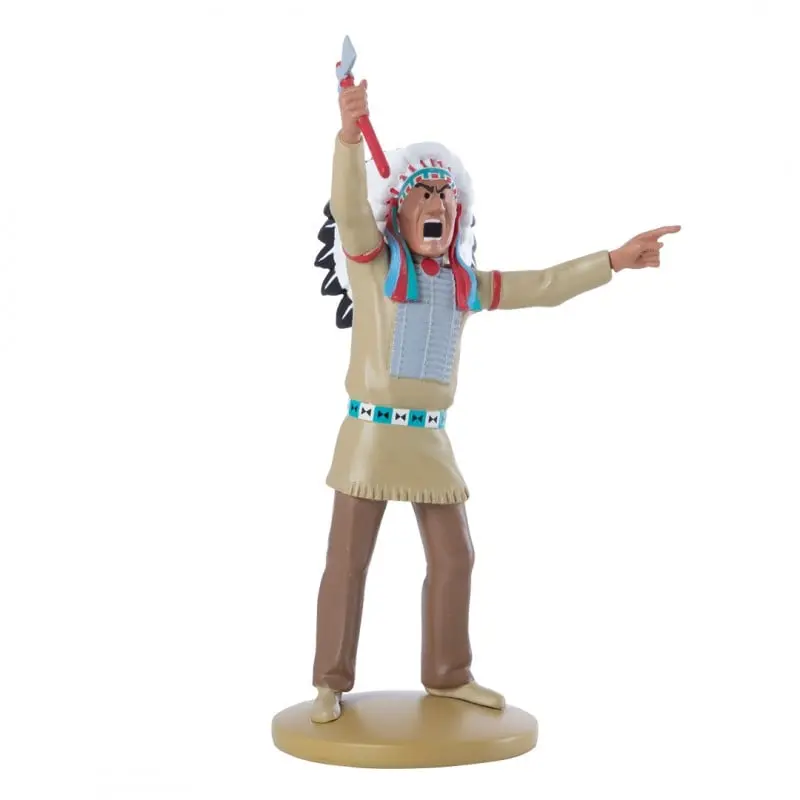 Figurine résine Tintin 12 cm - Chef indien