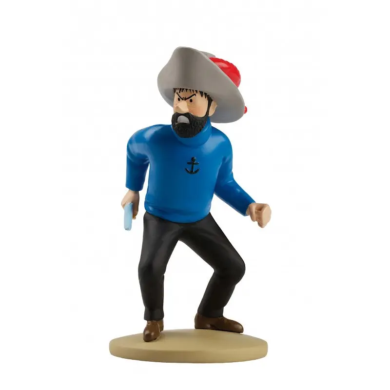 Figurine résine Tintin 12 cm - Haddock en Hadoque