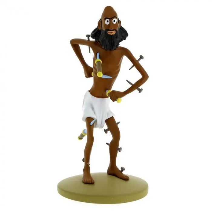 Figurine résine Tintin 12 cm  - Le Fakir Cipacalouvishni