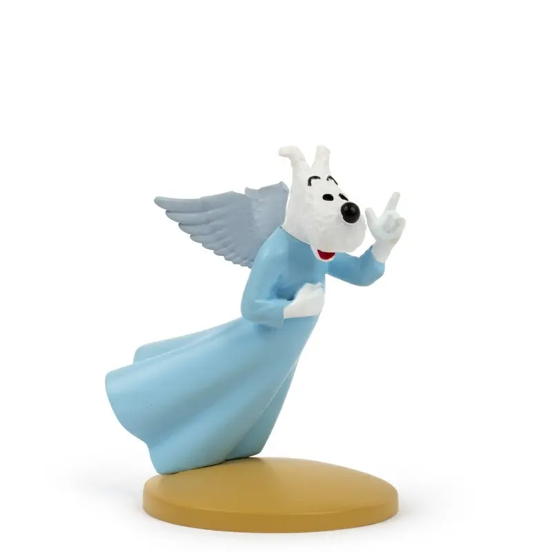 Figurine résine Tintin 12 cm - Milou ange