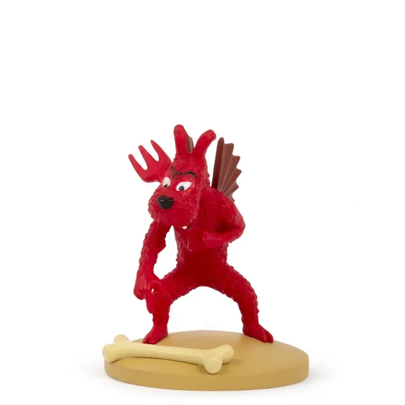 Figurine résine Tintin 12 cm - Milou démon