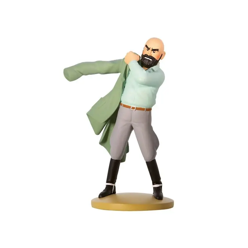 Figurine résine Tintin 12 cm - Müller Professeur Smith