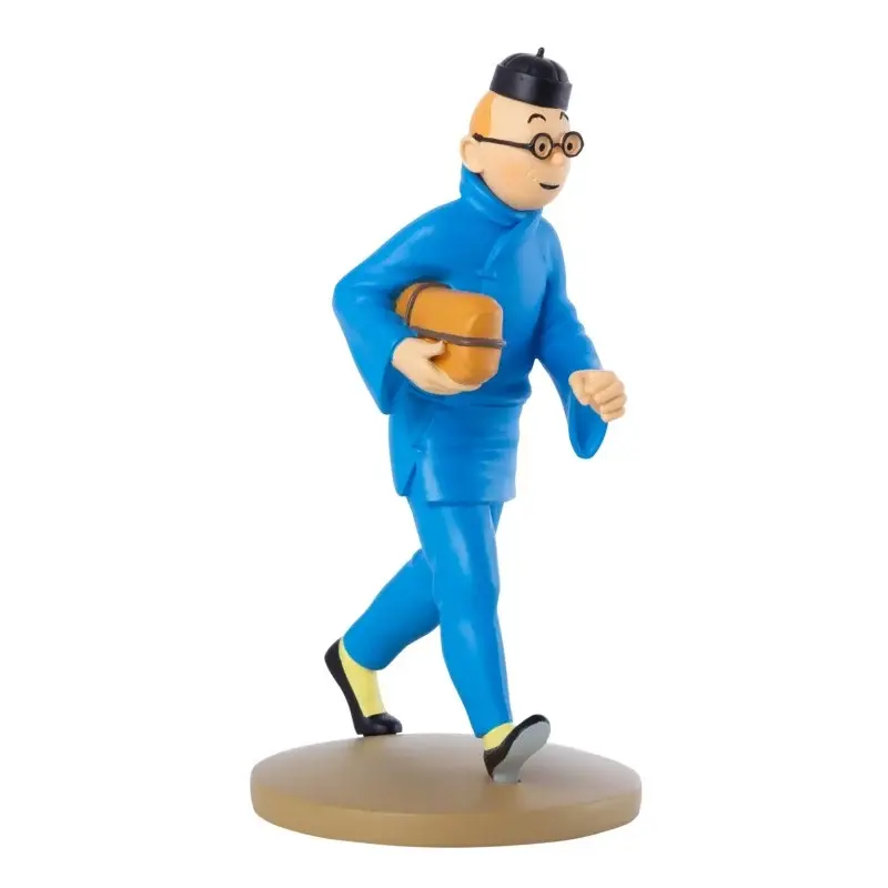 Figurine résine Tintin 12 cm - Tintin au paquet