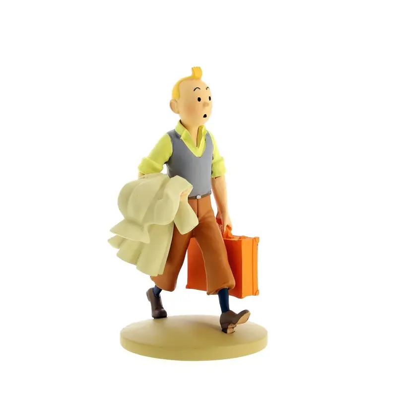 Figurine résine Tintin 12 cm - Tintin en route