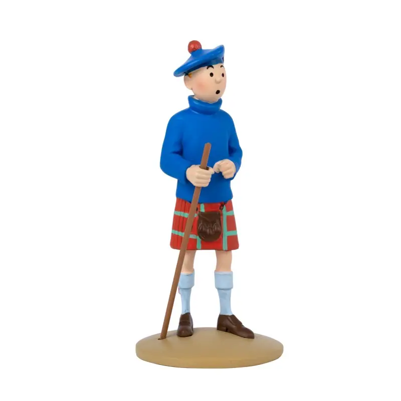 Figurine résine Tintin 12 cm - Tintin kilt