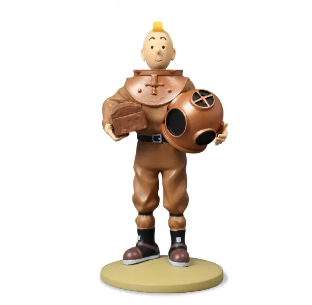 Figurine résine Tintin 12 cm - Tintin scaphandre