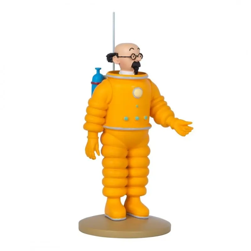 Figurine résine Tintin 12 cm - Tournesol Cosmonaute
