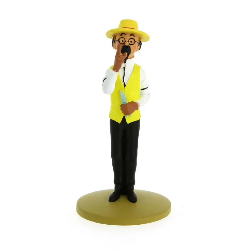 Figurine résine Tintin 12 cm - Tournesol Jardinier