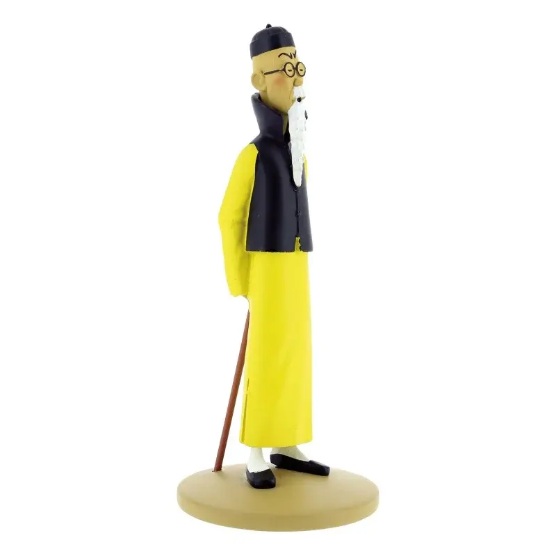 Figurine résine Tintin 12 cm - Wang Jen-Ghie se présente