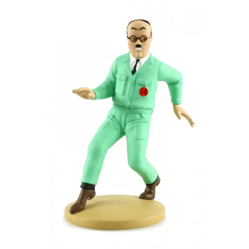 Figurine résine Tintin 12 cm - Wolff ingénieur felon