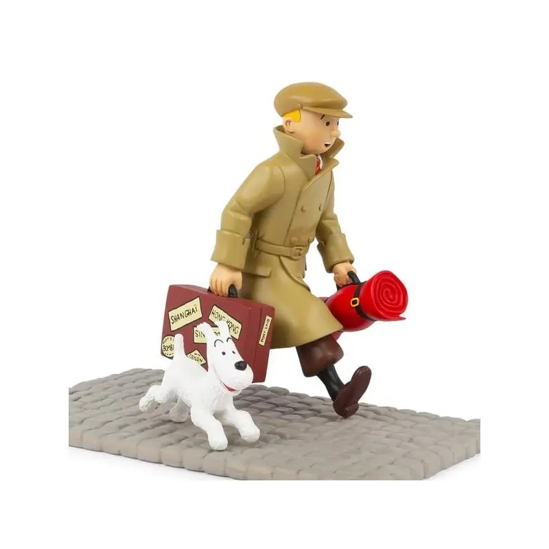 Figurine résine Tintin & Milou "Ils arrivent !" - L'Oreille Cassée
