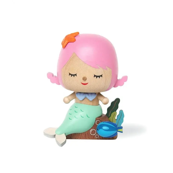 Figurine sirène bobblehead à tête oscillante