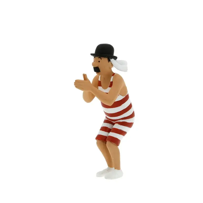 Figurine Tintin PVC - Dupond baigneur