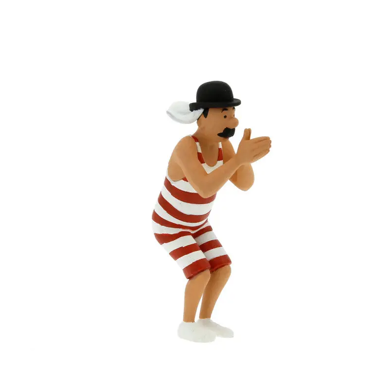 Figurine Tintin PVC - Dupont baigneur