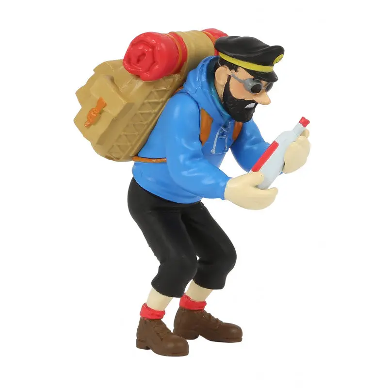 Figurine Tintin PVC - Haddock bouteille