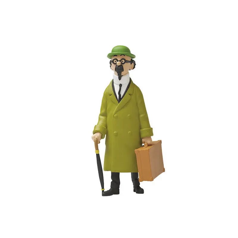 Figurine Tintin PVC - Tournesol valise