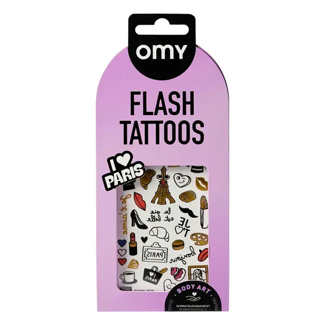 Flash Tattoos - I Love Paris
