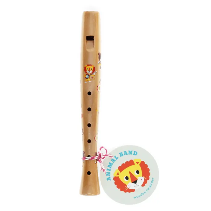 Flûte à bec en bois Animal Band
