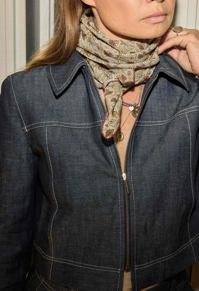 Foulard Bijou Jade - Gabrielle Paris