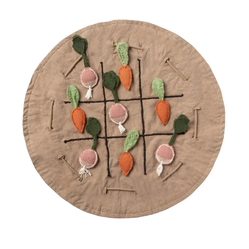 Fruits & Veggies – Jeu de morpion en tissu