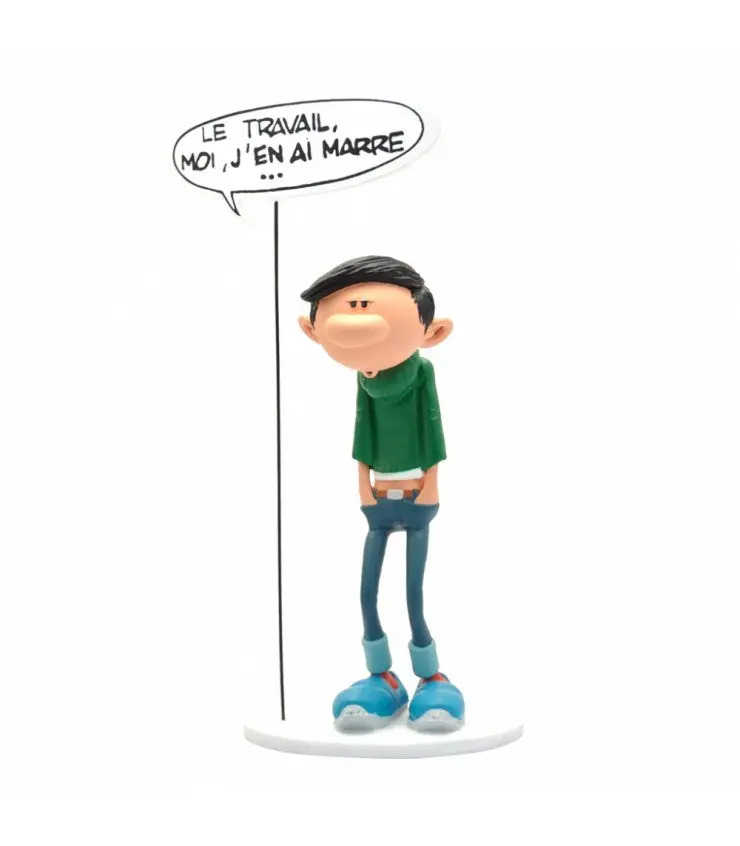 Gaston Lagaffe - Gaston bulle "le travail, moi, j'en ai marre.."