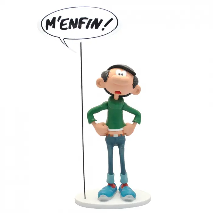Gaston Lagaffe "M'enfin !" - Figurine résine Collectoys Bulles