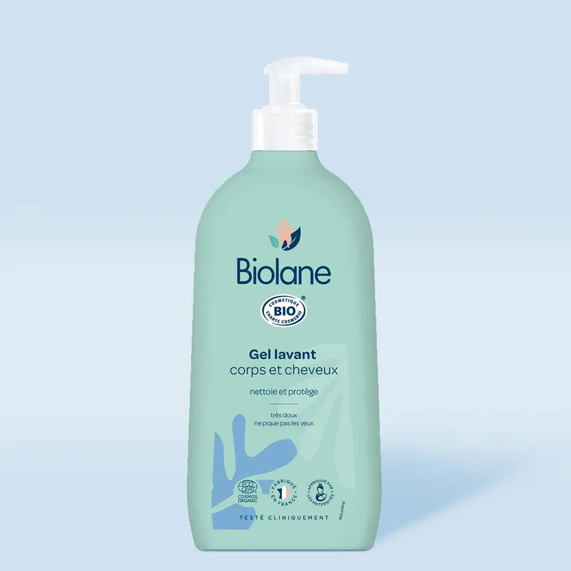 Gel lavant corps et cheveux certifié biologique