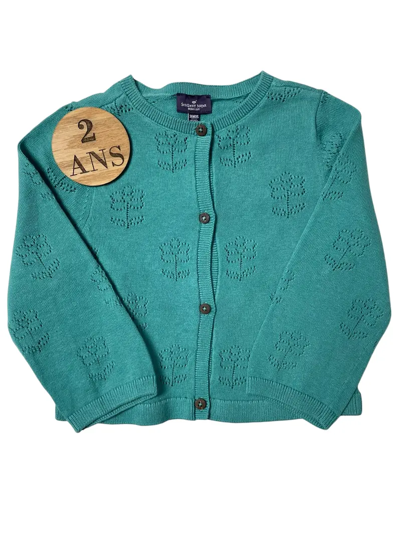 Gilet bleu-vert, Sergent Major