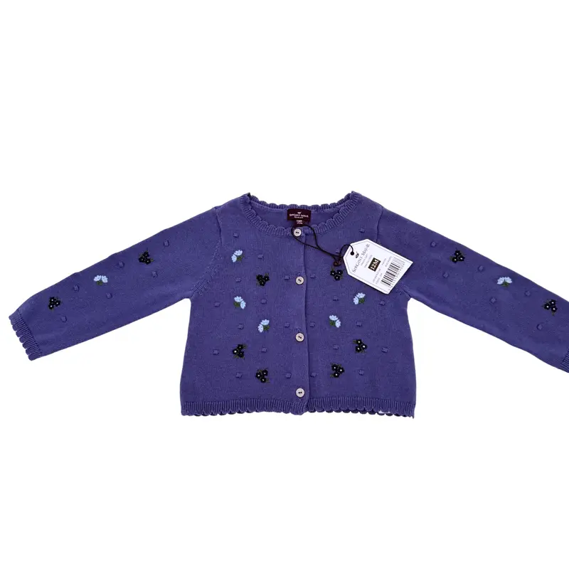 Gilet en maille brodé — 12 mois