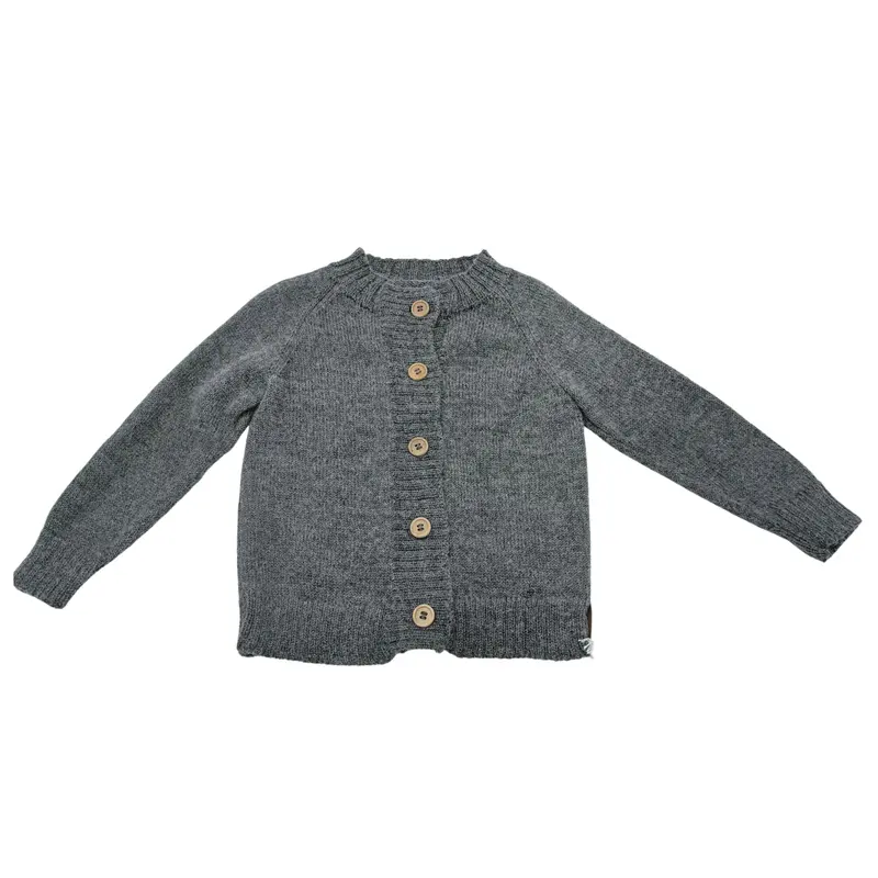 Gilet gris en baby alpaga - 18 mois