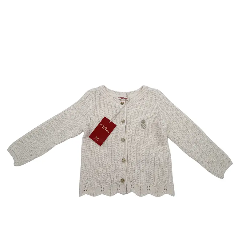 Gilet maille écru — 24 mois