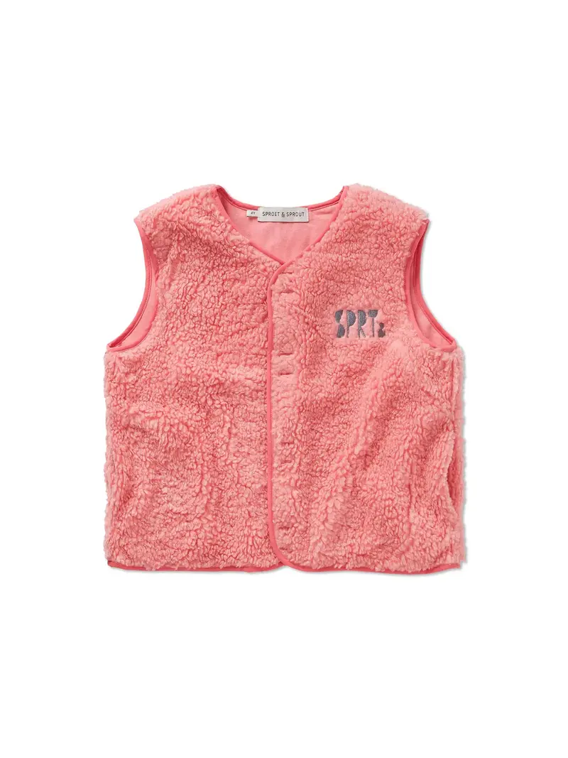 Gilet Teddy Rose - Sproet & Sprout