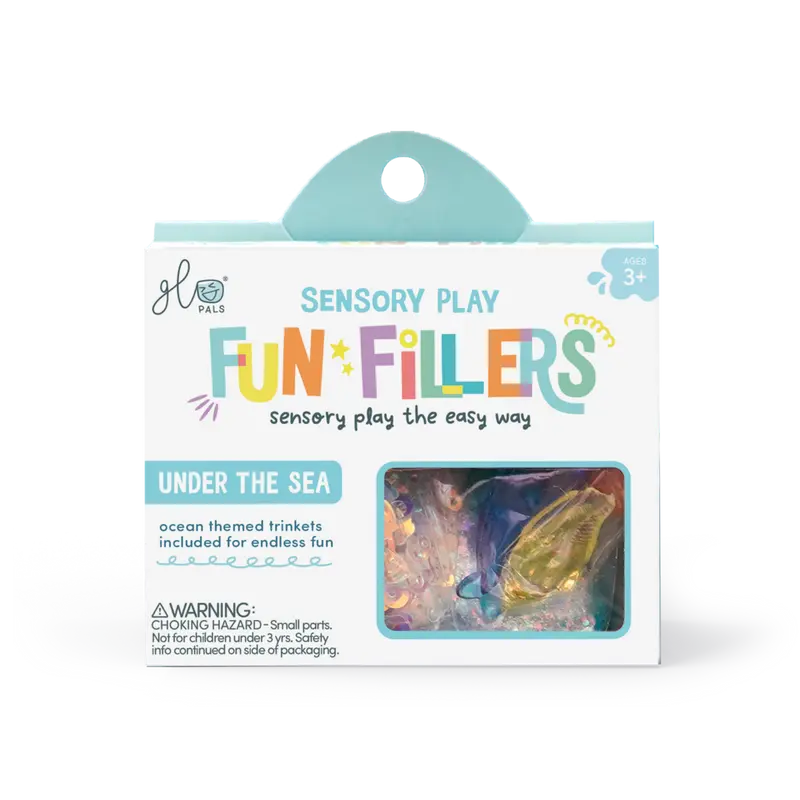 Glo Pals Fun Fillers pour bouteille et jeu sensoriel - Océan