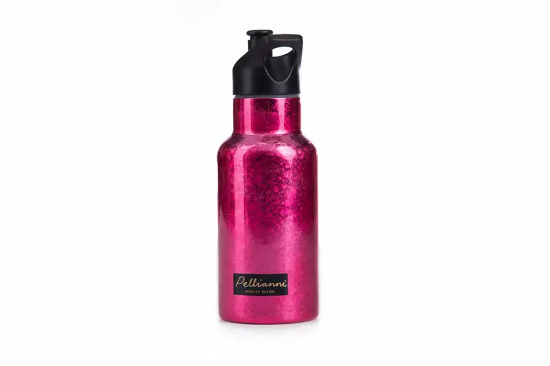 Gourde isotherme pailletée en acier inoxydable - 350 ml