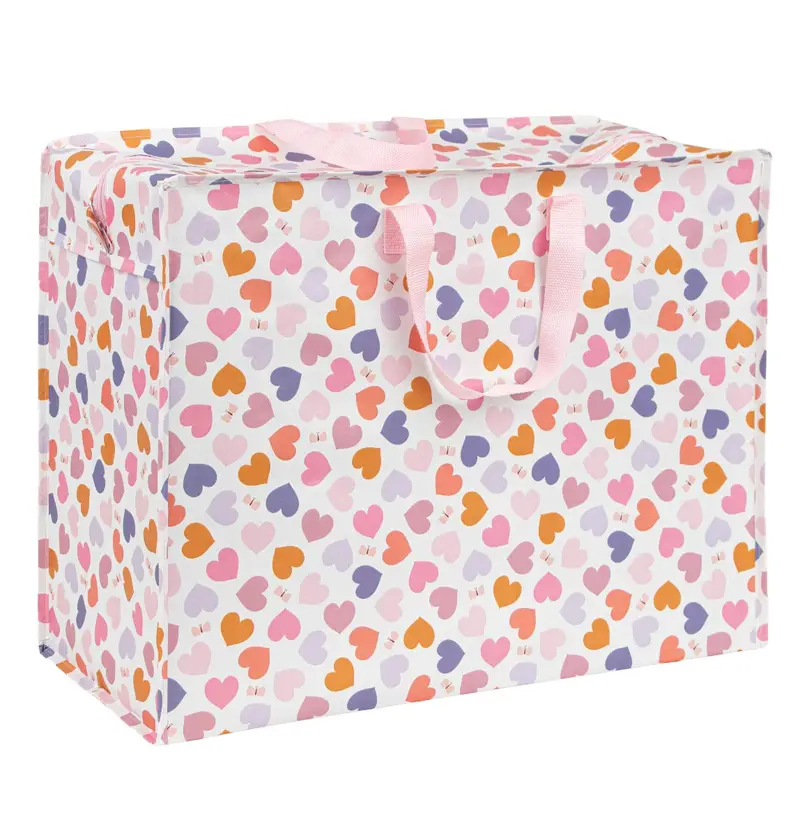 Grand sac de rangement XL - Cœurs