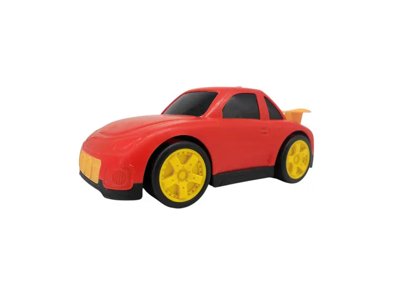 Grande voiture rouge